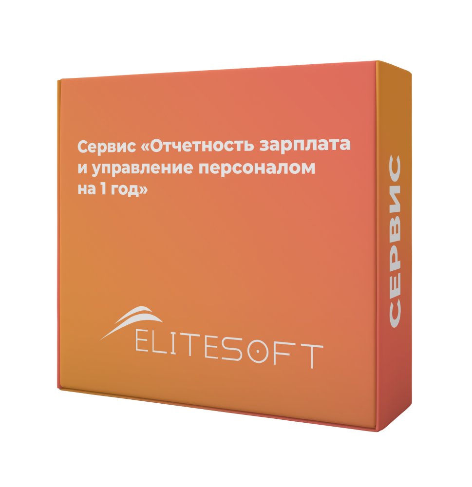Сервис: Отчетность зарплата и управление персоналом на 1 год