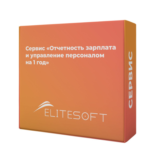 Сервис: Отчетность зарплата и управление персоналом на 1 год